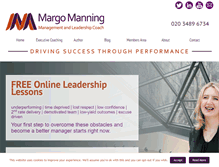 Tablet Screenshot of margo-manning.com